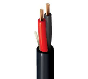 Belden 5100UE 14AWG Twisted Pair Bulk Speaker Cable (Black/1000 Foot Spool)