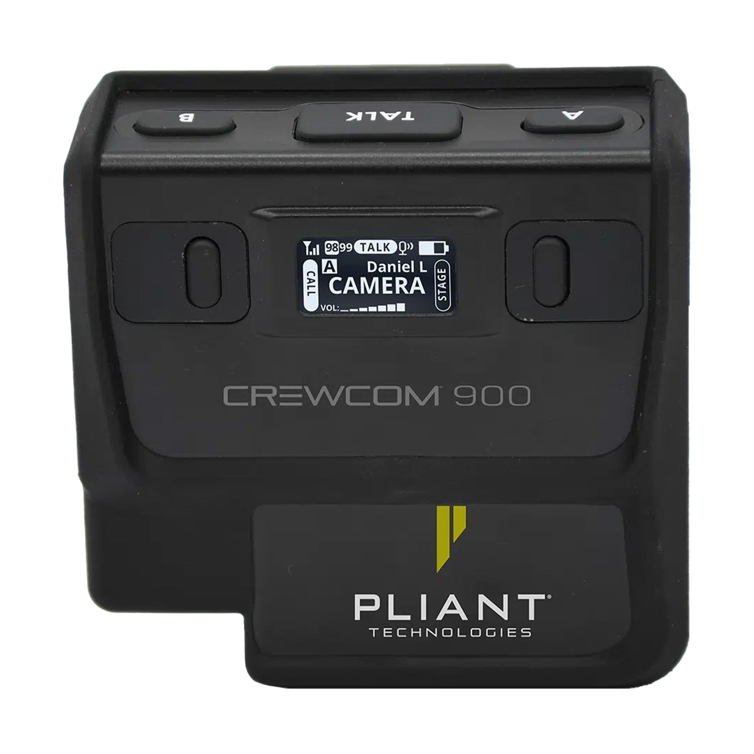Pliant Technologies CRP-C12-900 - CrewCom 900MHz 1-Vol/2-Conf Compact Radio Pack