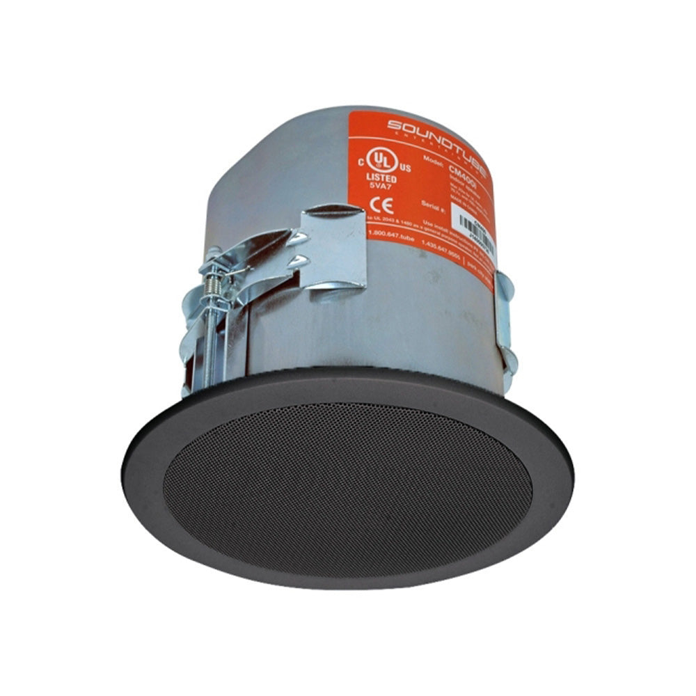 Soundtube CM400i-BK - Two-Way 4-Inch In-Ceiling Loudspeaker (Black)