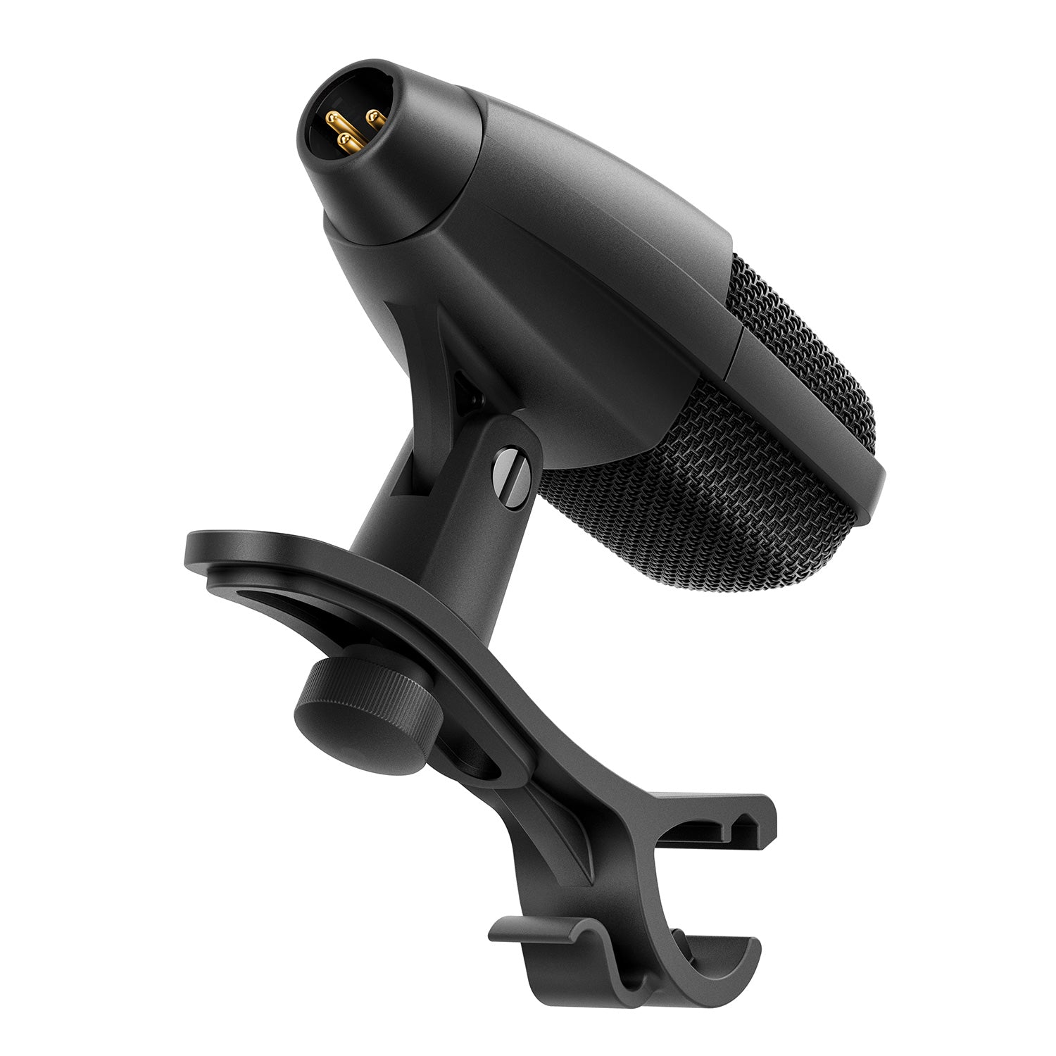 Sennheiser MD 421 Kompakt + Drum Clamp - Multipurpose Dynamic Microphone (with Mount)