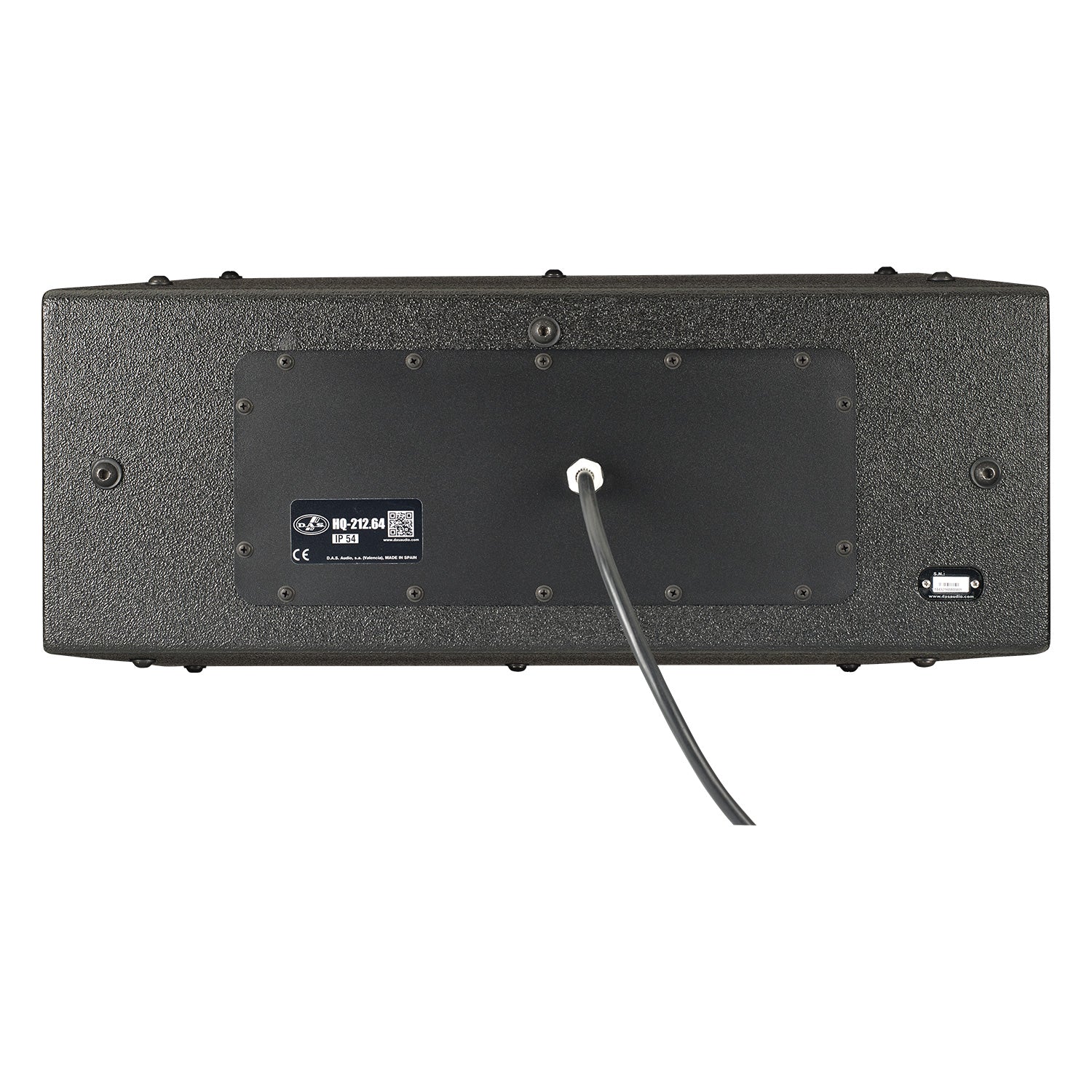 DAS HQ-212.95-DX - Passive 2-Way Biamped 2x12-Inch Loudspeaker (Black / 90x50 / Direct Exposure)