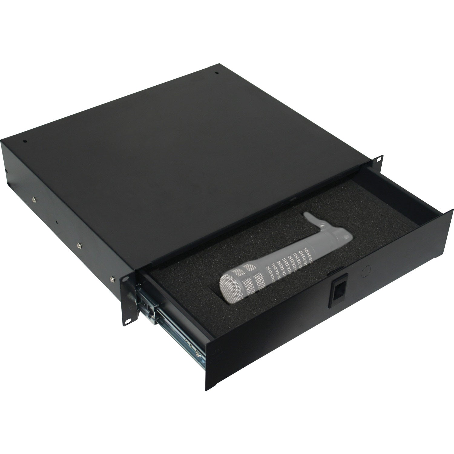 Gator GRW-DRWDF2 2U Drawer, 14.2" Deep W/ Foam Interior