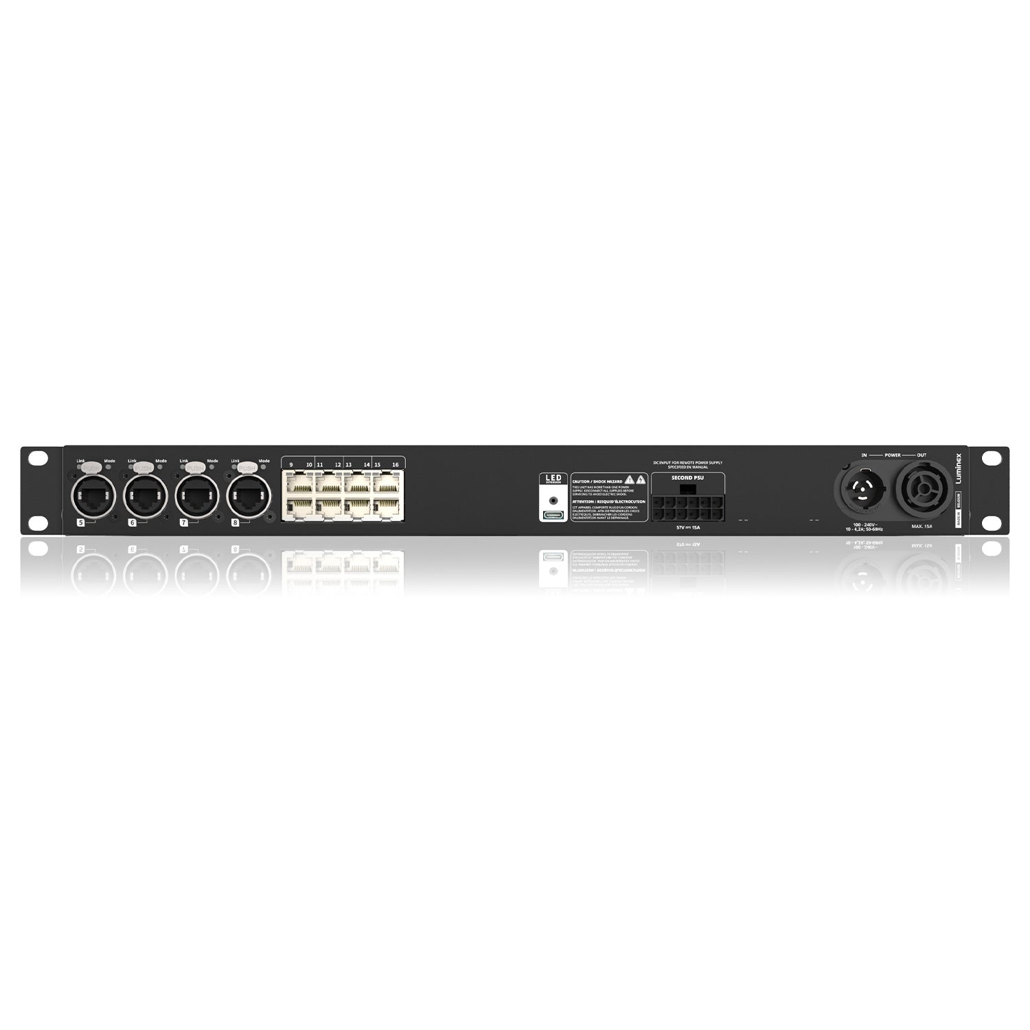 Luminex GigaCore 16t - 1GB Network Switch for AV Systems (16 x 1GB / PoE++)