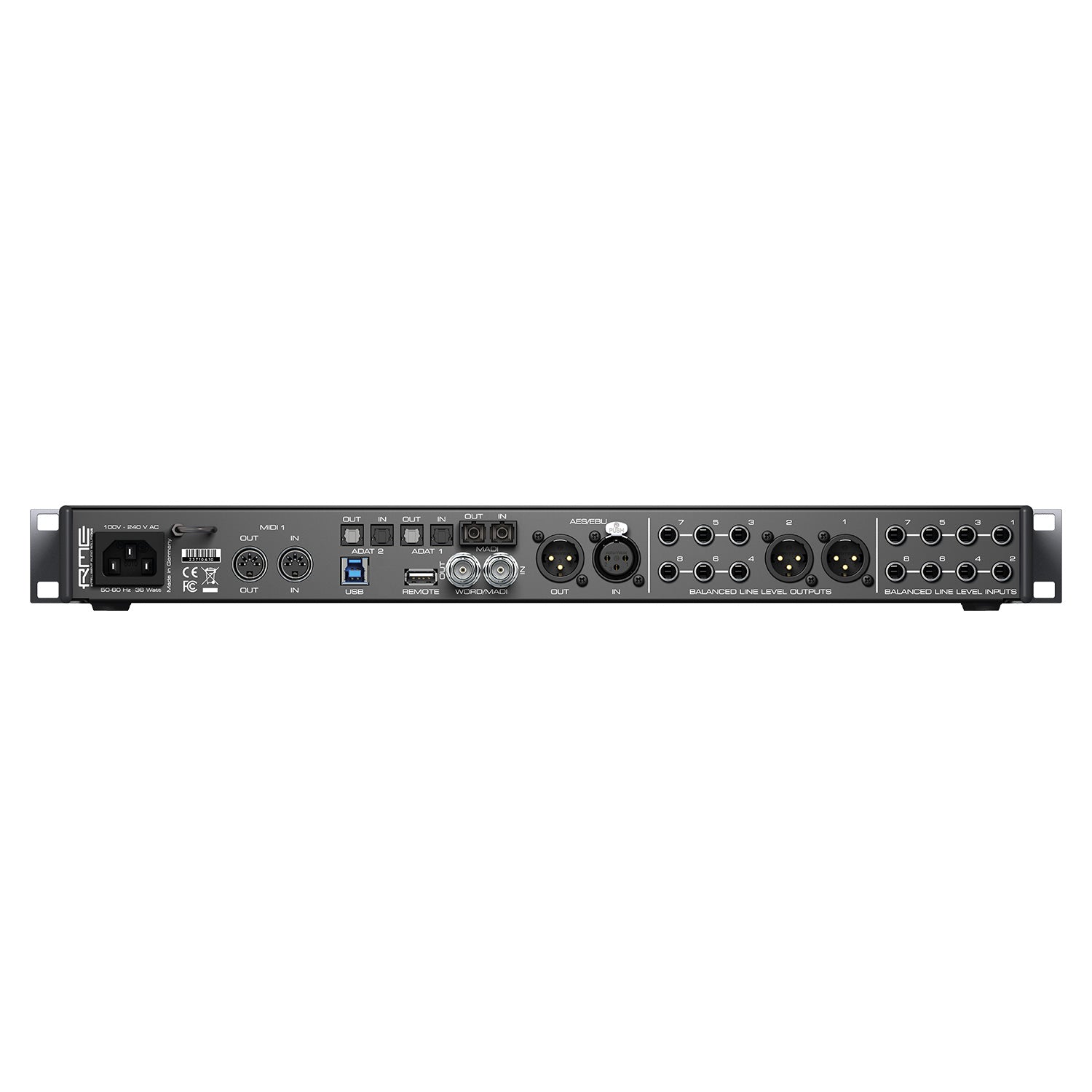 RME Fireface UFX III - 188-Channel 24-Bit/192kHz USB 3 Audio Interface