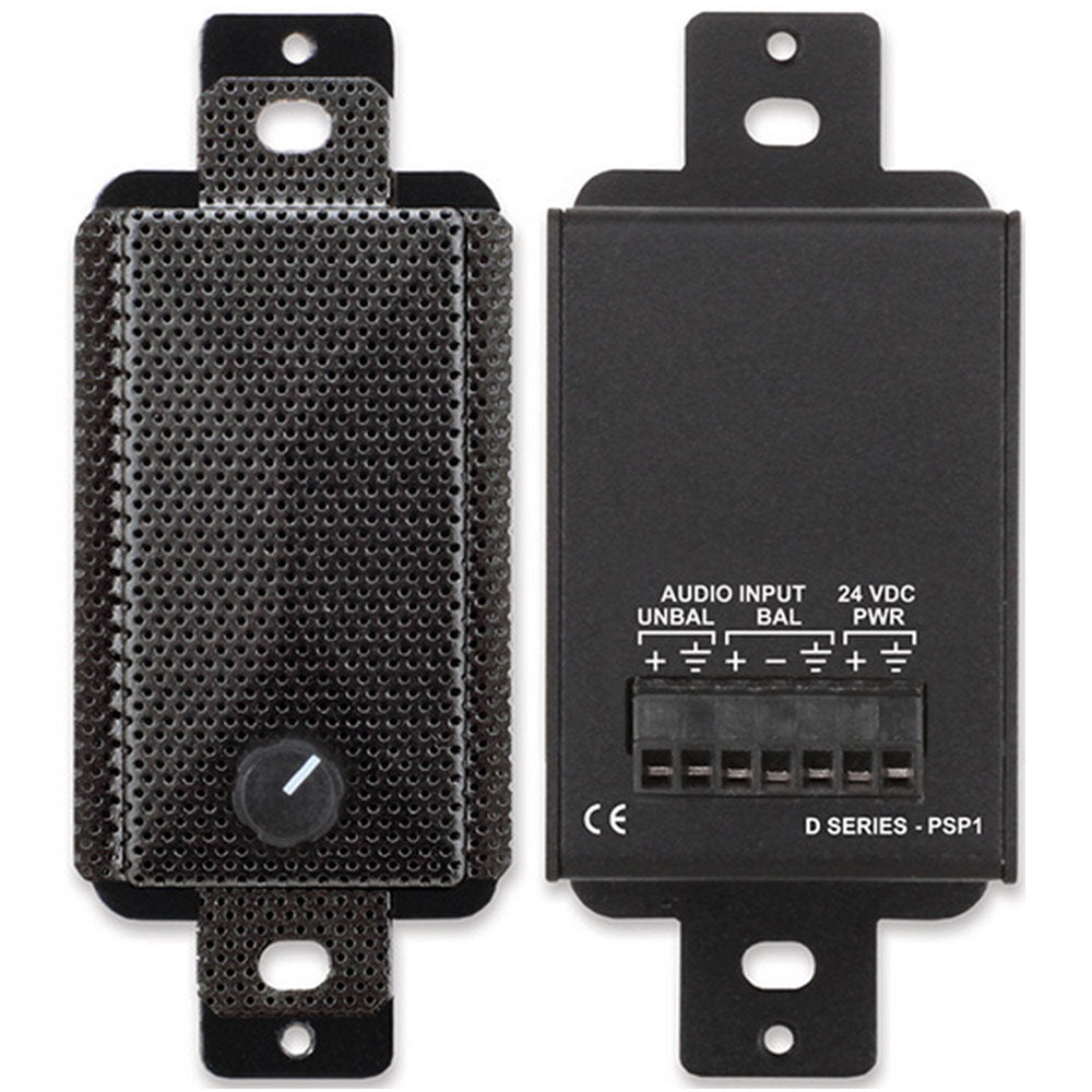 RDL DB-PSP1 Decora Mount Active Loudspeaker (Black)