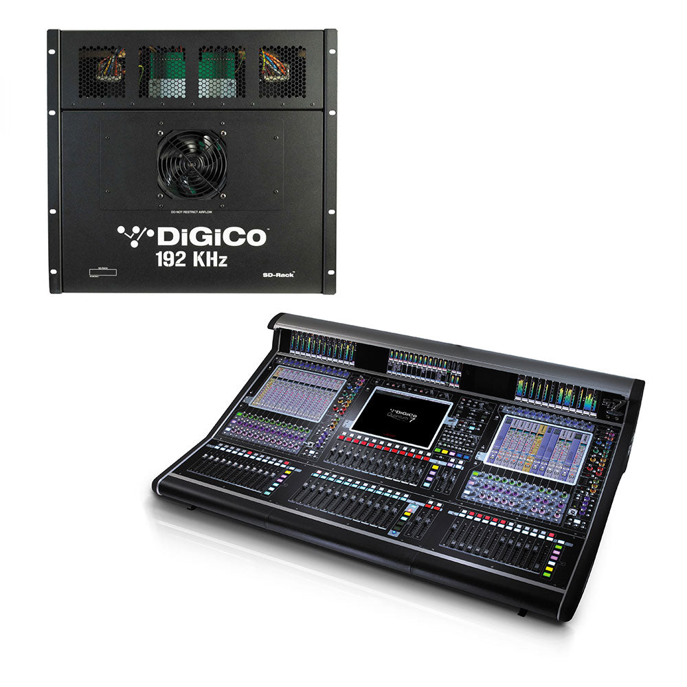 DiGiCo X-Q7-W-ST-EX-ULT Quantum 7 Digital Mixing Bundle - SD Rack Package with MADI and ST Optical