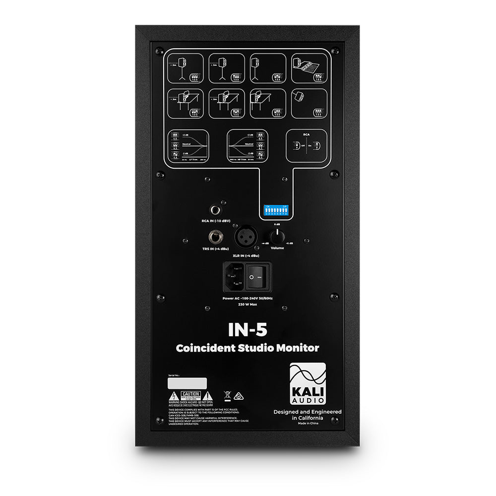Kali Audio IN-5 - Active Three-Way 5-Inch Studio Monitor