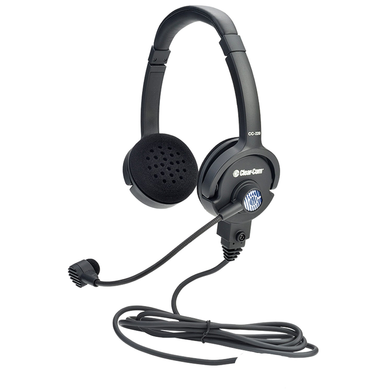 Clear-Com CC-220-X6 - Lightweight Double Ear Headset (with XLR6M, Balanced Mic)