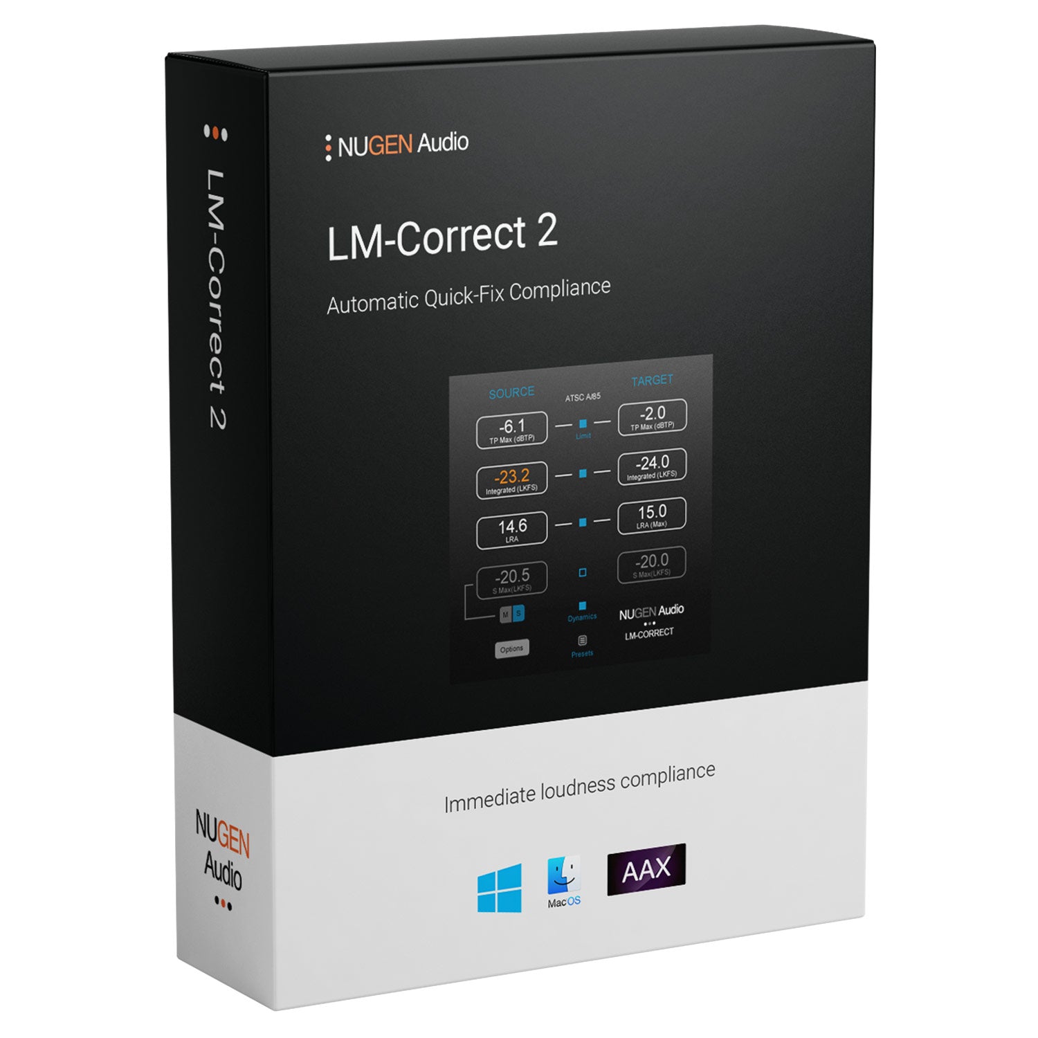 NUGEN Audio LM-Correct 2.8 Loudness Quick-Fix Tool (VST/AU/AAX)