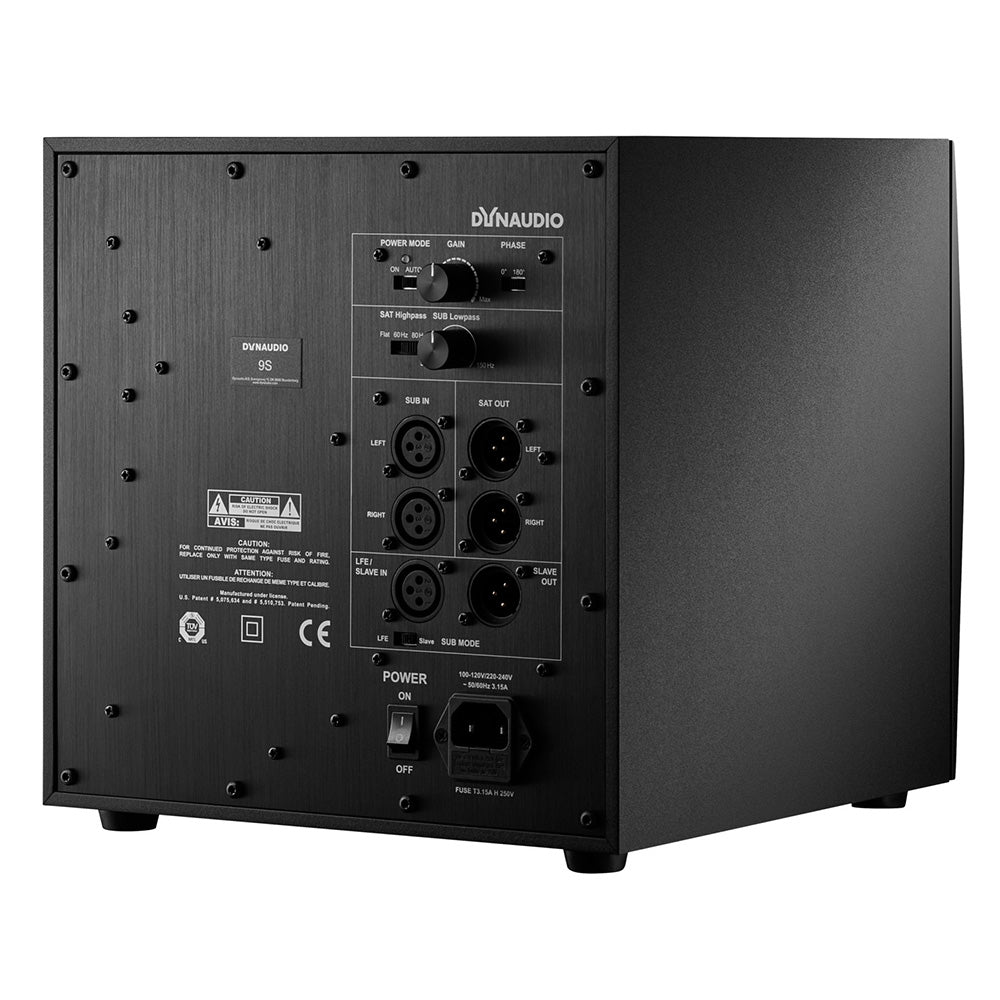 Dynaudio 9S Active 9-Inch Studio Subwoofer for LYD and BM Classic Series