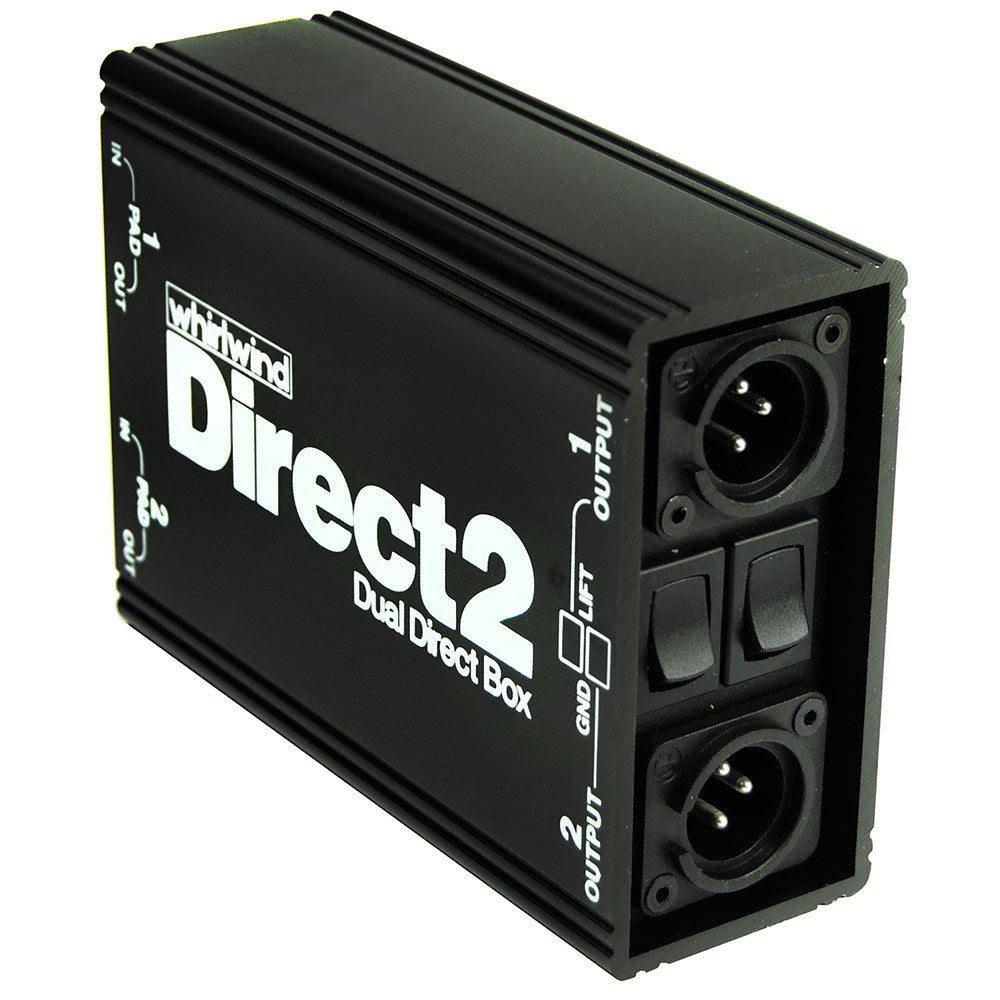 Whirlwind DIRECT2 Two-Channel Direct Box with Ground Lift