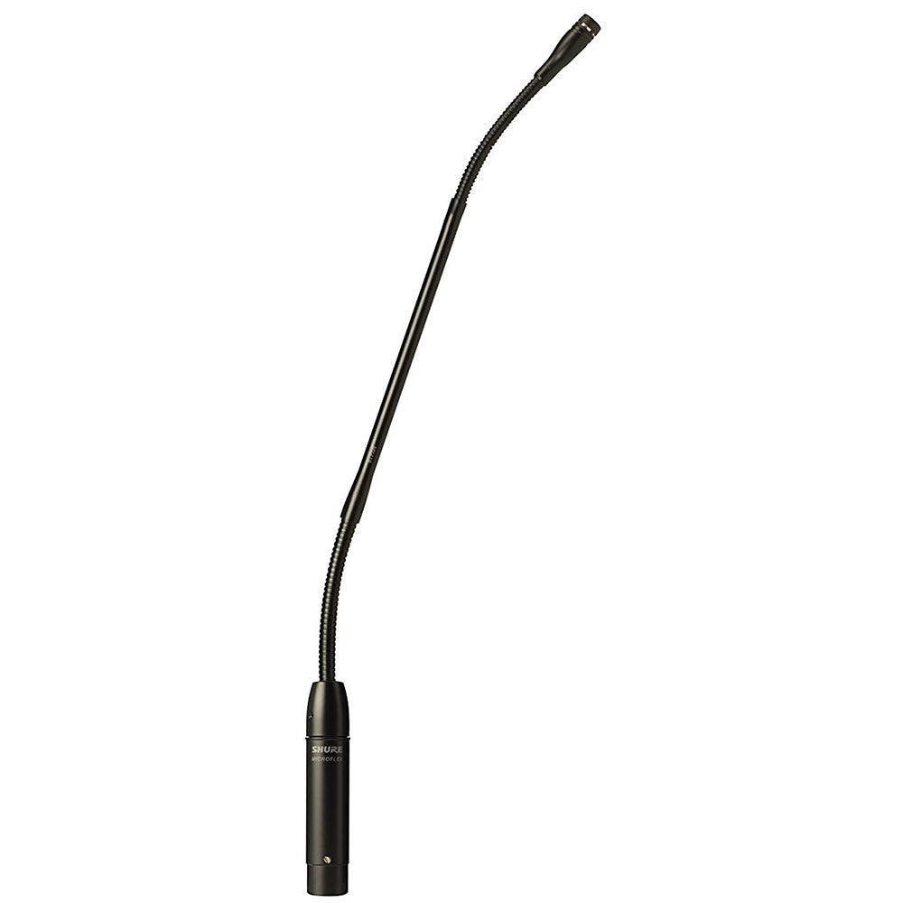 Shure MX412SE/S Microflex 12 Inch Gooseneck Microphone (Supercardioid, Shockmount, Switch, Side Cab)