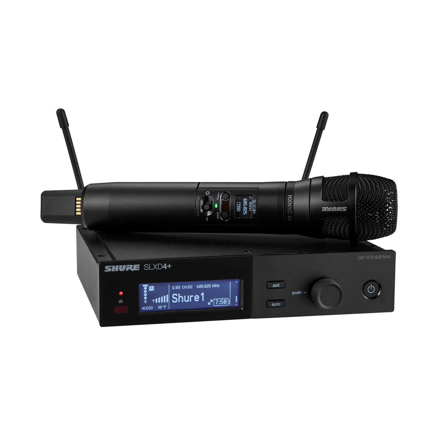 Shure SLXD24+/N8C - Handheld Wireless System with N8C (G57 Band/470-616 MHz)