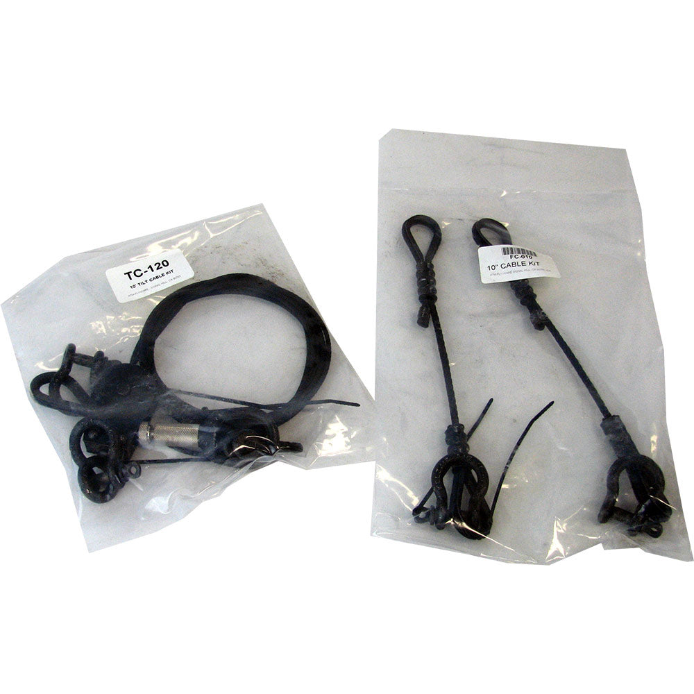 Adaptive Technologies TCK-010 - Adjustable Tilt Rigging Cable Kit (10-Inch / Black)