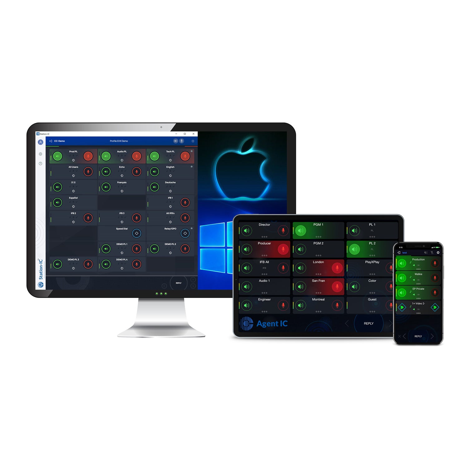 Clear-Com VIRTUAL-IC8-LQ - Agent-IC / Station-IC Virtual Client for 8 Users (Perpetual License)