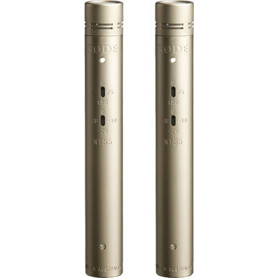 Rode NT55-MP Matched Pair Small Diaphragm Cardioid Condenser Studio Instrument Microphones