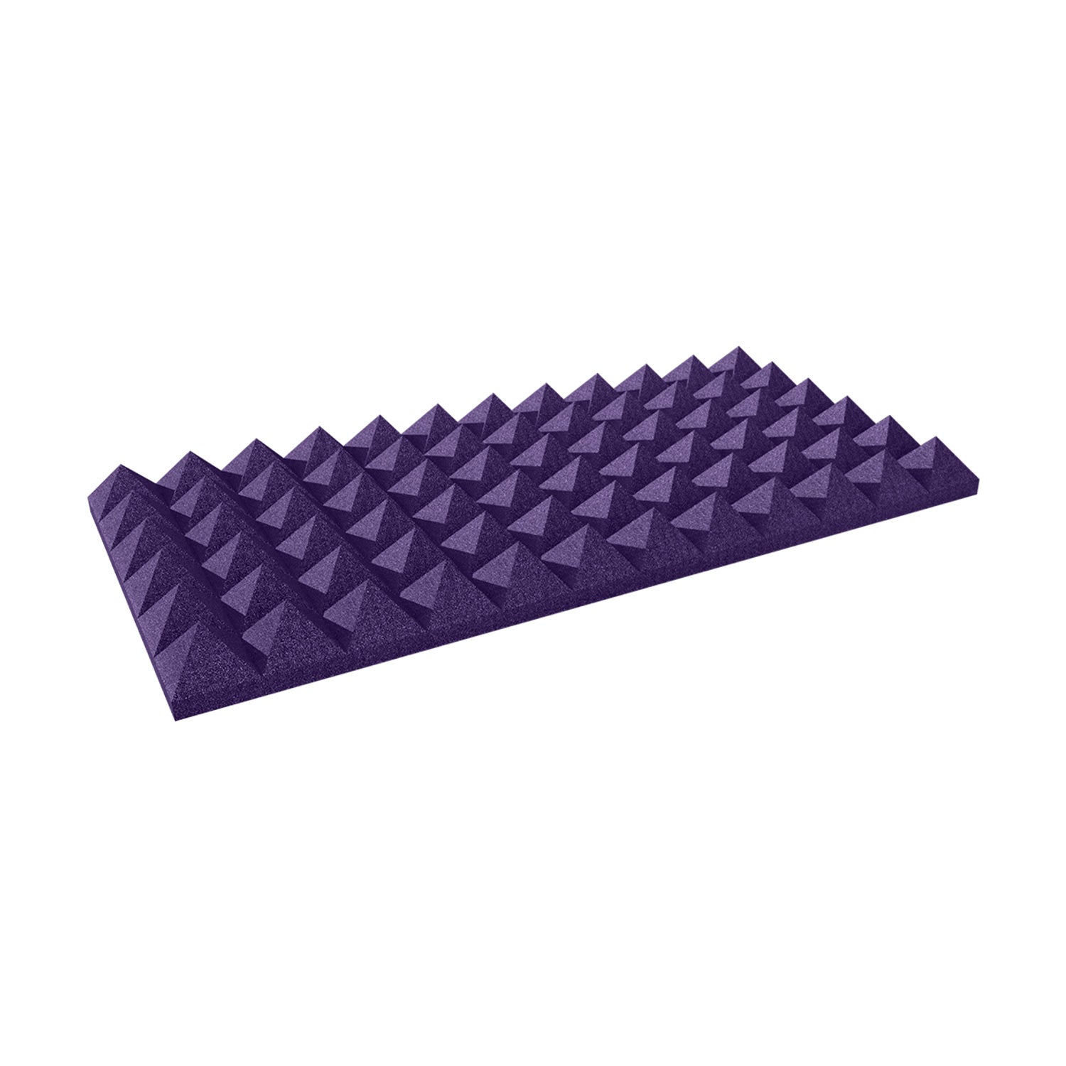 Auralex 4" StudioFoam Pyramid - 2x4 Foot Absorption Panel (Purple / Box of 6)