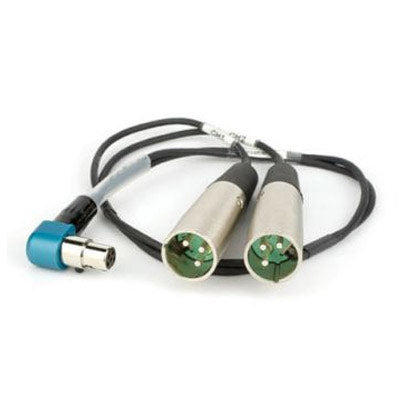 Lectrosonics MCSR/5PXLR2 - Right Angle TA5F to Dual XLR Male Cable for SR Receiver