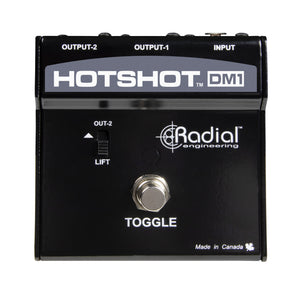 Radial Engineering Hotshot DM1 Microphone Switcher Pedal with Mute and Signal Redirector