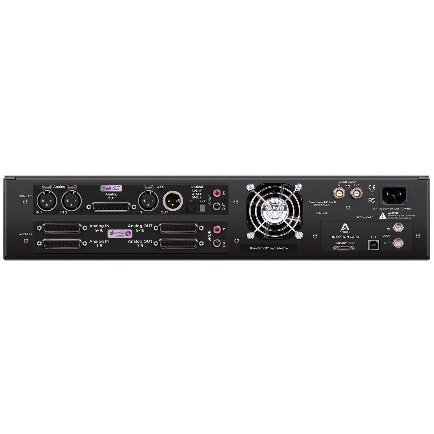 Apogee Symphony I/O MkII SE - Flagship Audio Interface (HDX / 16x16 Analog / 2x6 Analog)