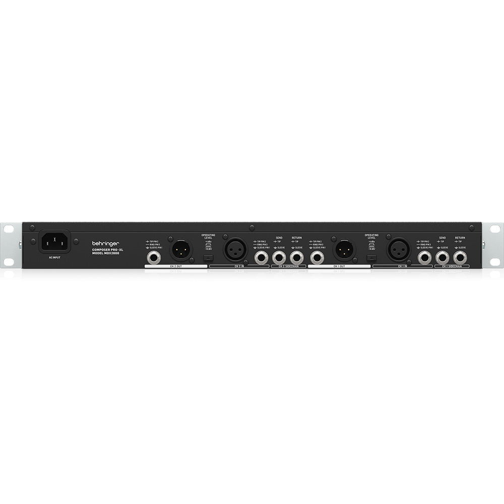 Behringer MDX2600V2 Composer Pro XL - Reference-Class 2-Channel Expander/Gate/Compressor/Peak Limiter - B-Stock