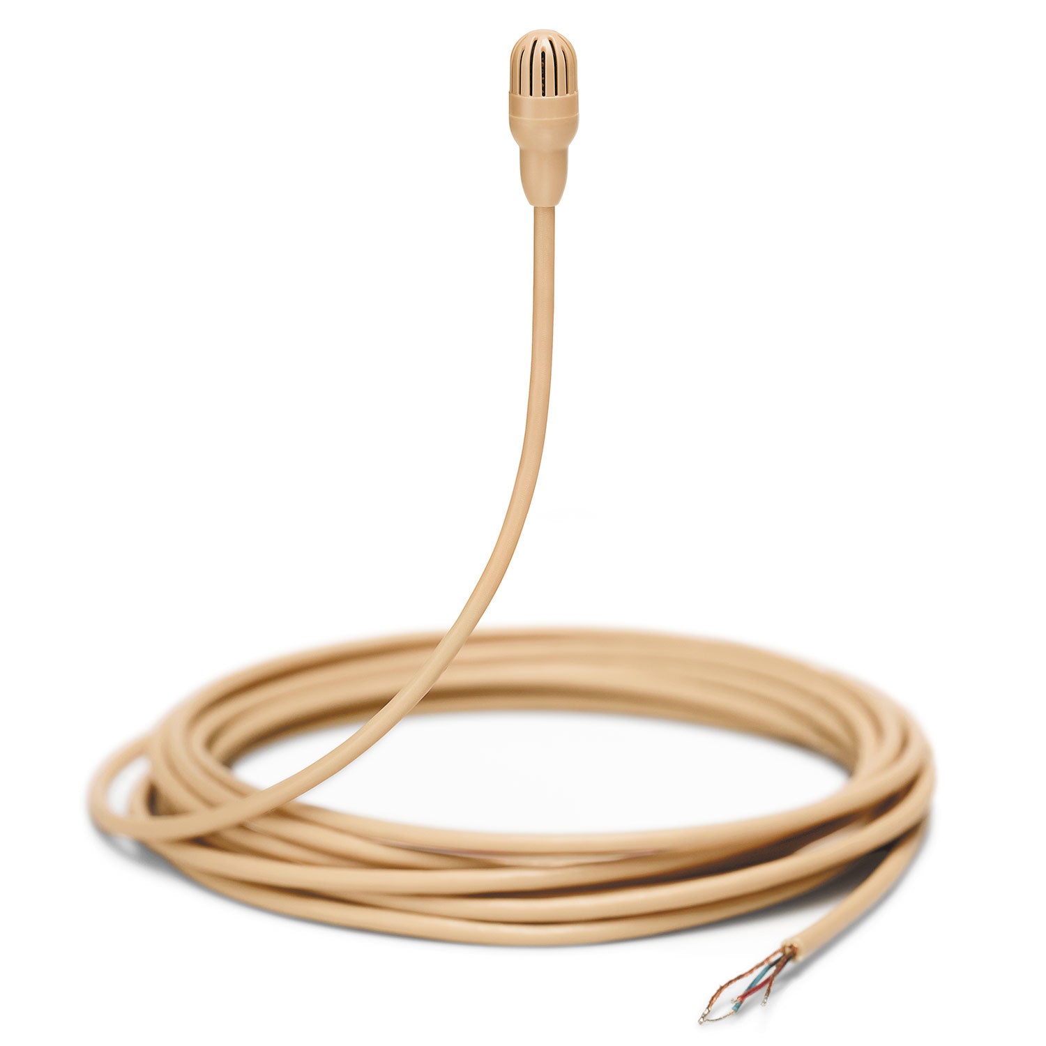 Shure TwinPlex TL47T/O-NC-A Subminiature Lavalier Microphone (Low Sens, No Conn, Tan)