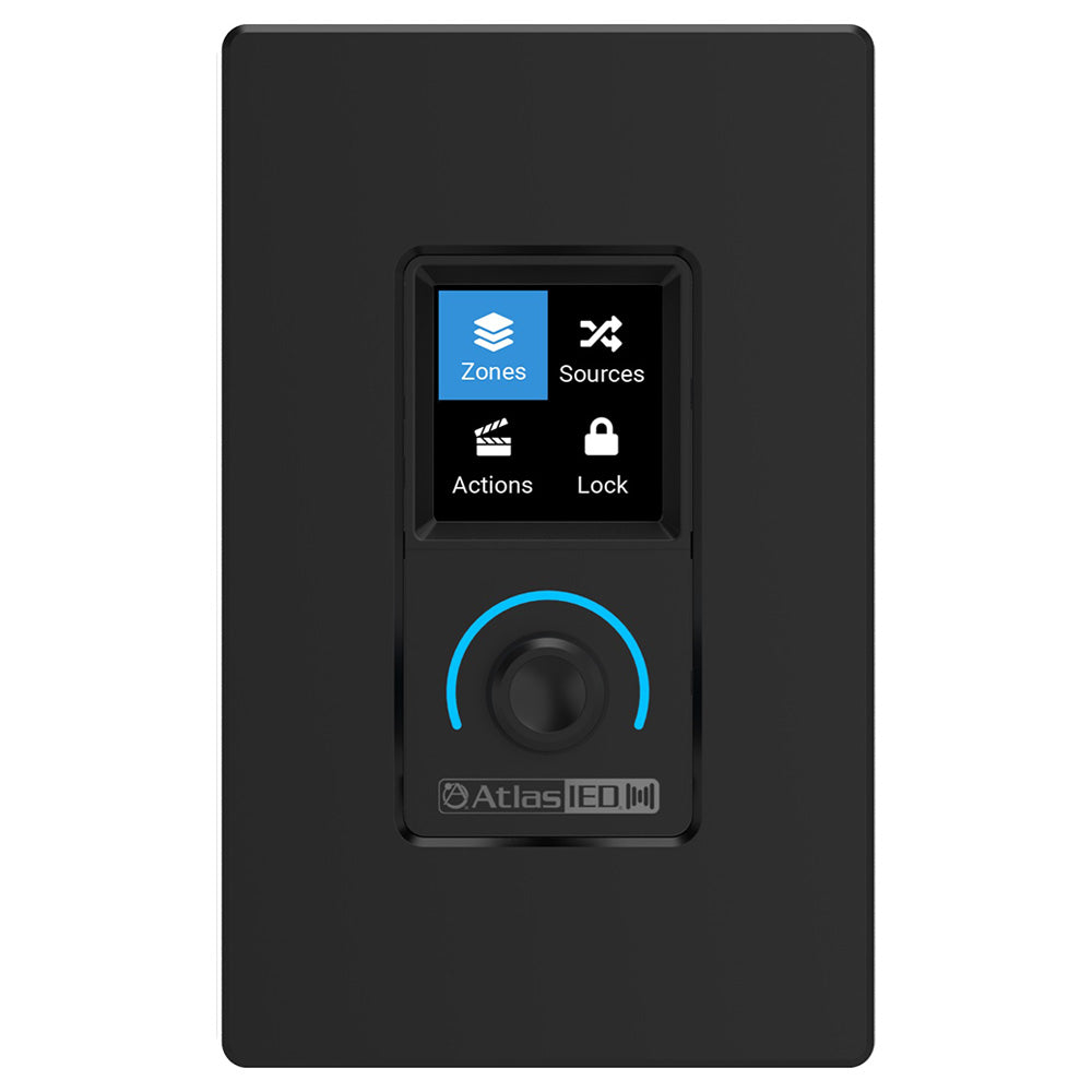 AtlasIED C-ZSV - Zone / Source / Volume Wall Controller for Atmosphere System (Black)
