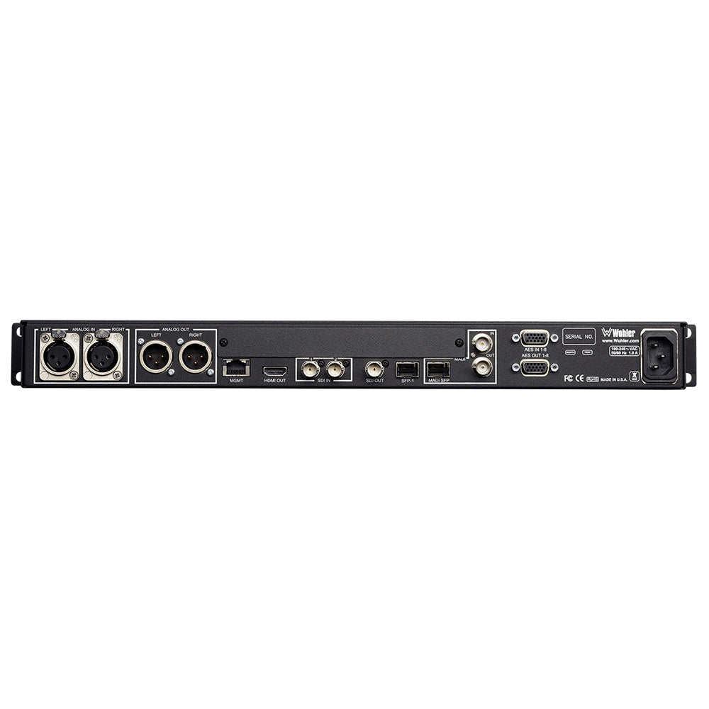 Wohler iVAM1-3 - 16-Channel 3G-SDI / AES / Analog Audio Monitor