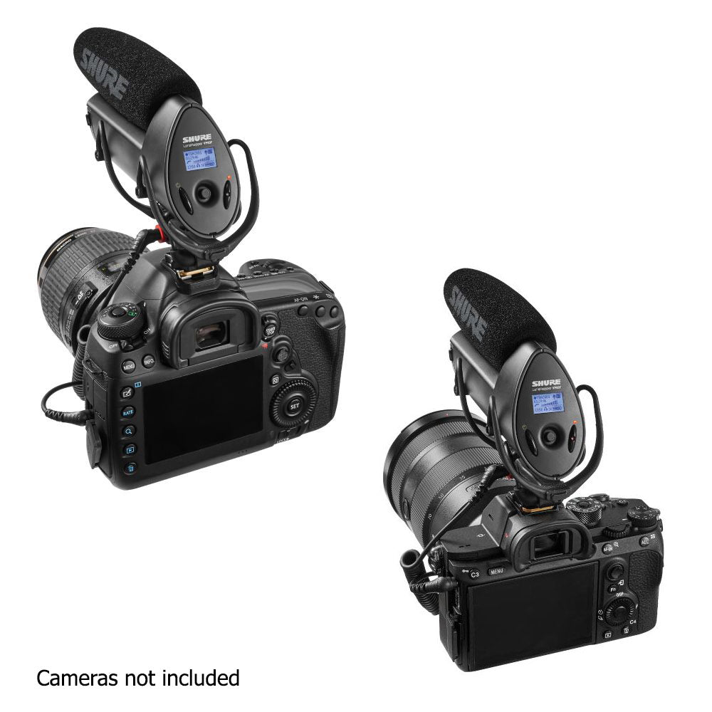 Shure VP83F LensHopper Camera Mount Condenser Microphone with Integrated Flash Recording