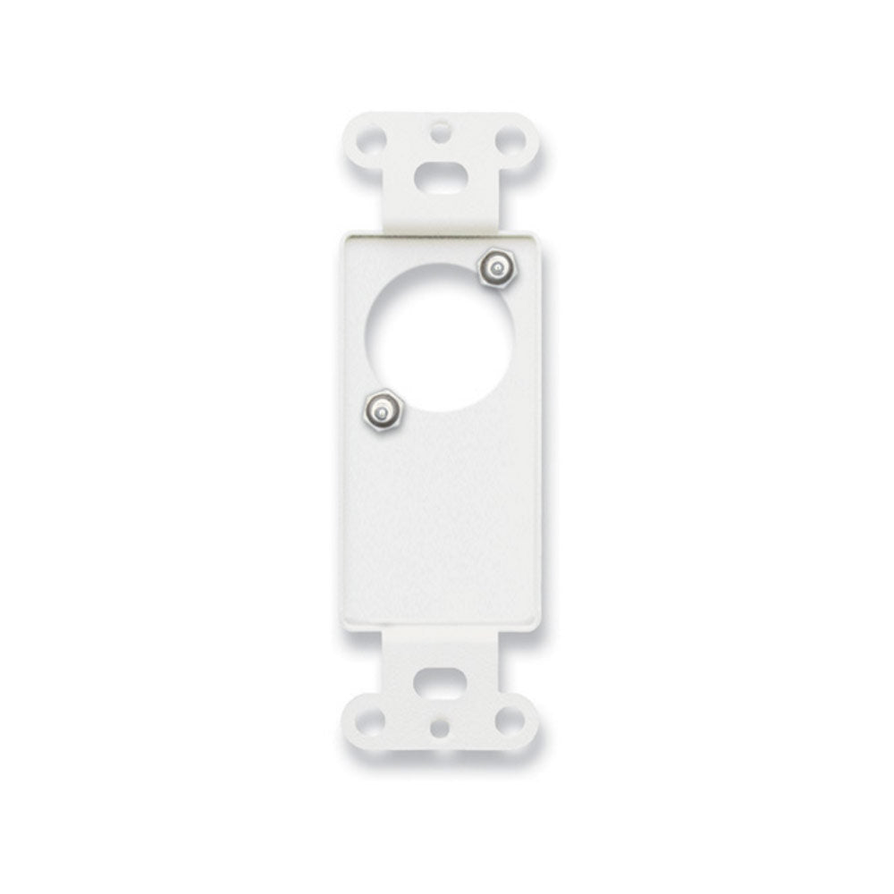 RDL D-D1T Single Plate for Standard and Specialty Connectors (White)