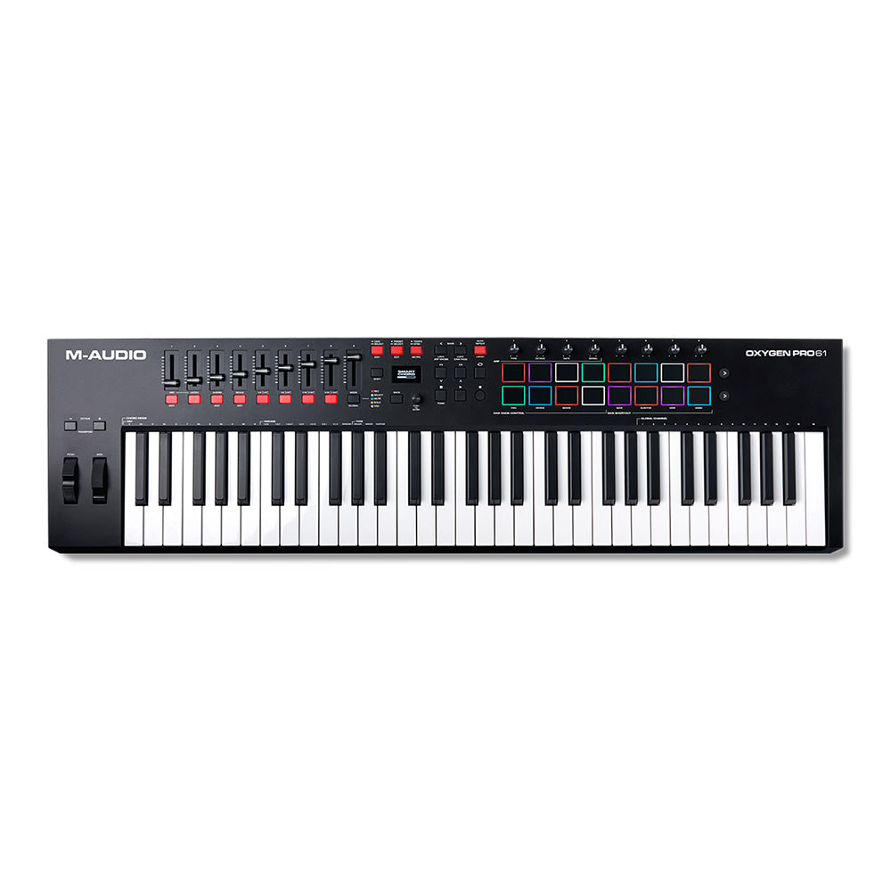 M-Audio Oxygen Pro 61 - 61-Key USB MIDI Controller with Smart Controls and Auto-Mapping