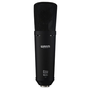 Warm Audio WA-87 R2B LDC Microphone - Black Color with Shock Mount, Hard Mount & Wood Box