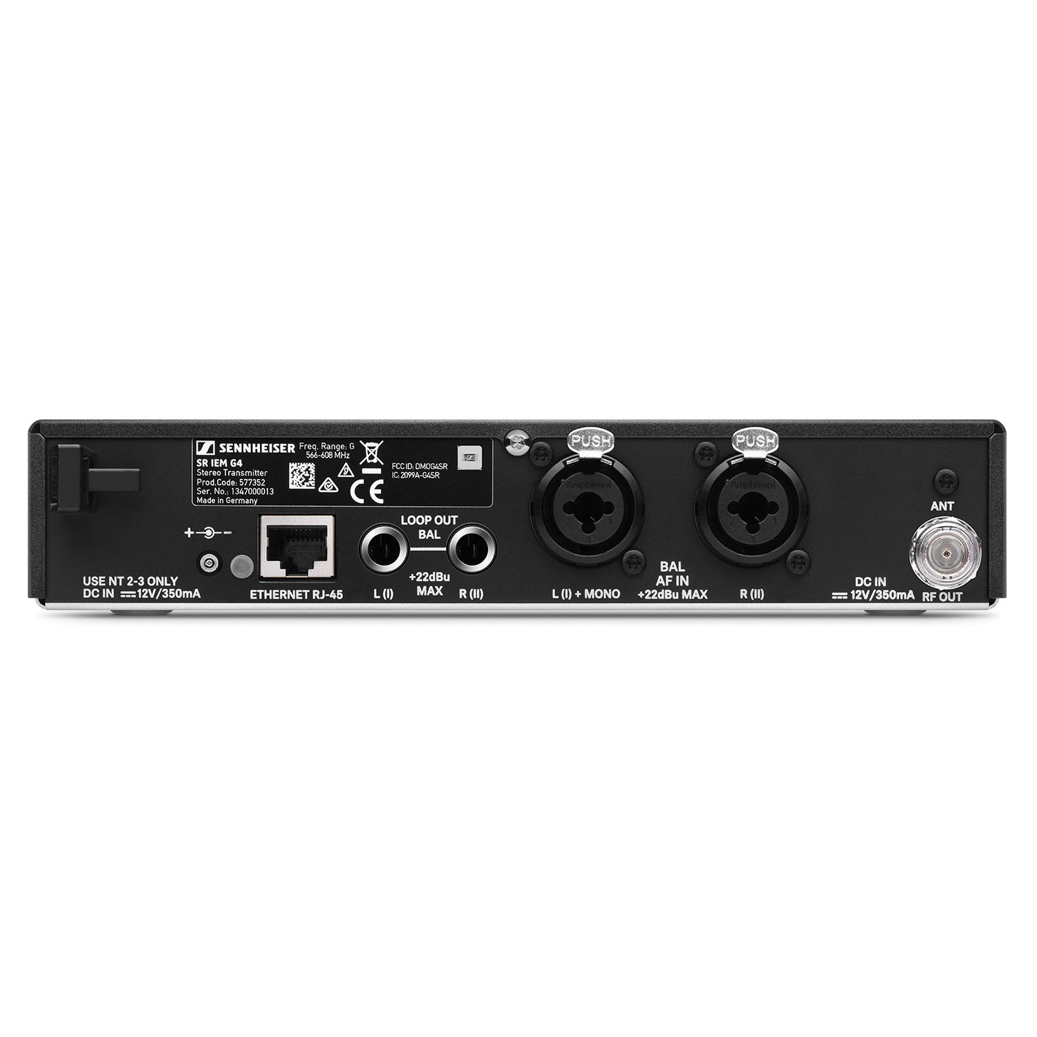 Sennheiser SR IEM G4 Evolution Wireless IEM Transmitter (A Band/518-554 MHz)
