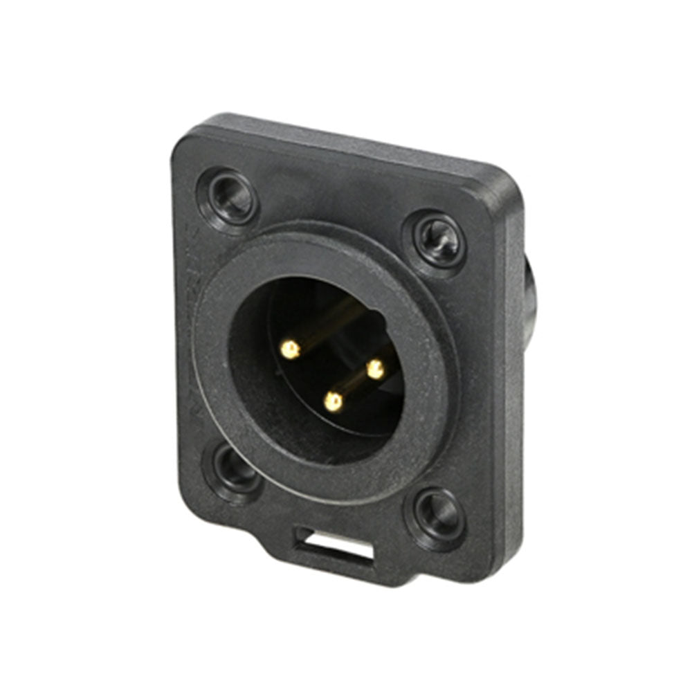Neutrik NC3MDX-TOP Total Outdoor Protection Chassis Mount XLR Male Connector
