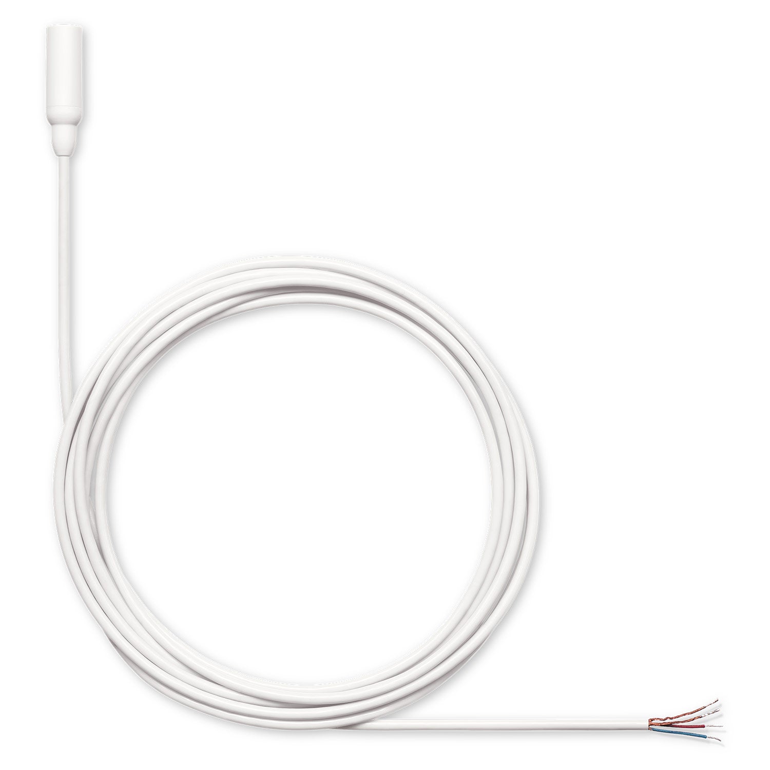 Shure TwinPlex TL48W/O-NC-A Subminiature Lavalier Microphone (Tailored, No Conn, White)