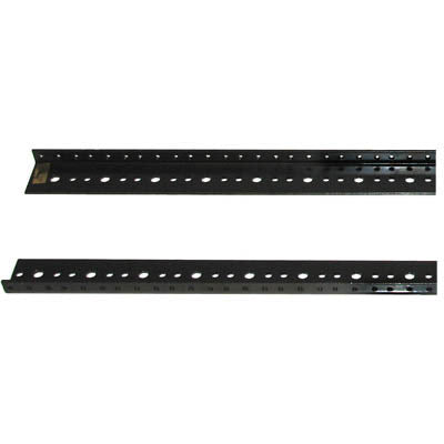 Middle Atlantic RRF8 Pair Of 8-Space Black Rack Rails