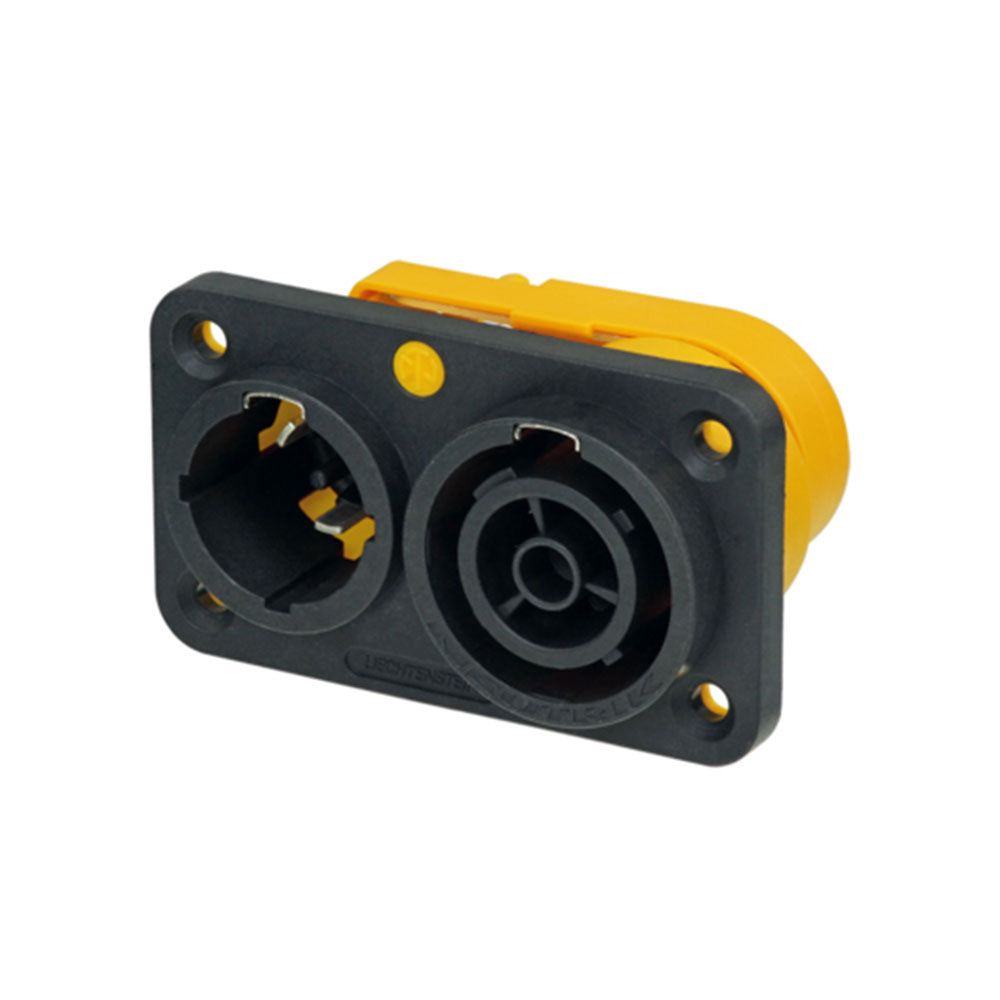 Neutrik NAC3PX - PowerCON TRUE1 Panel Mount Appliance Input / Output Combination