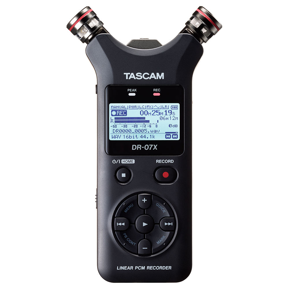 Tascam DR-07X Portable Handheld Digital Recorder