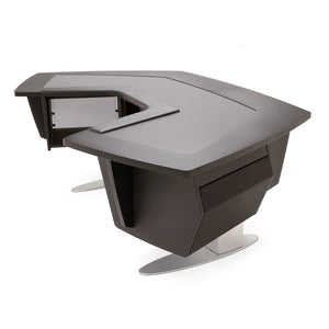 Argosy A260S-N-B-B Aura.260S Sit-Stand Workstation W/Flat Desk Surface (No Upper Racks)