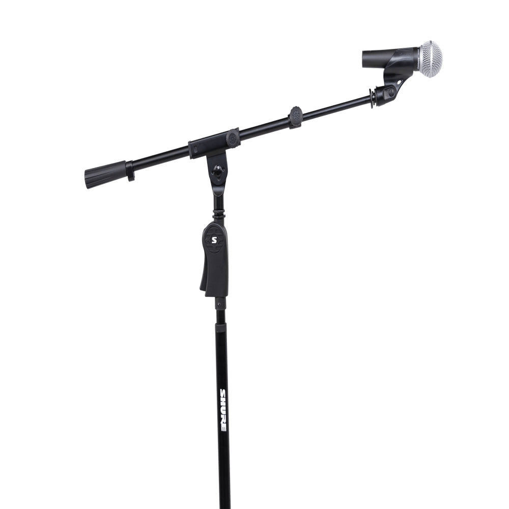 Shure SH-TRIPODSTANDTBMDX - Deluxe Tripod Mic Stand with Telescoping Boom