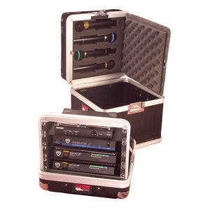 Gator GM-4WR ATA Case for 4 Wireless Microphone Systems