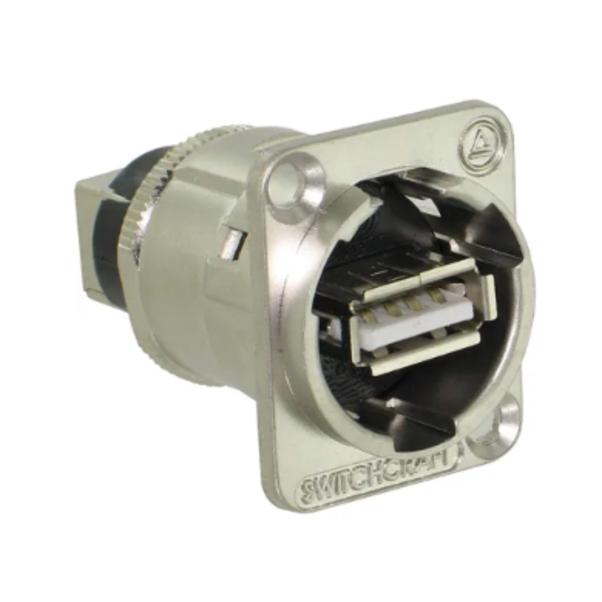 Switchcraft EHUSBABX USB A to B Feed Thru Connector (Black Finish)