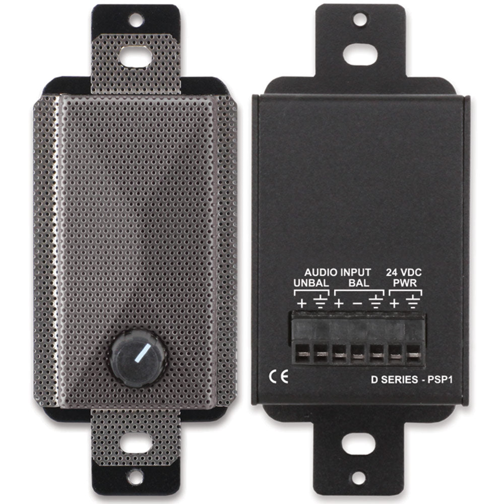 RDL DS-PSP1 Decora Mount Active Loudspeaker (Stainless)