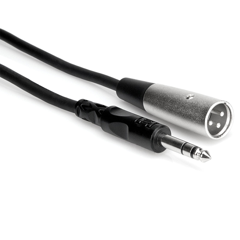 Hosa STX-115M Male XLR to TRS Balanced 1/4" 15 feet cable