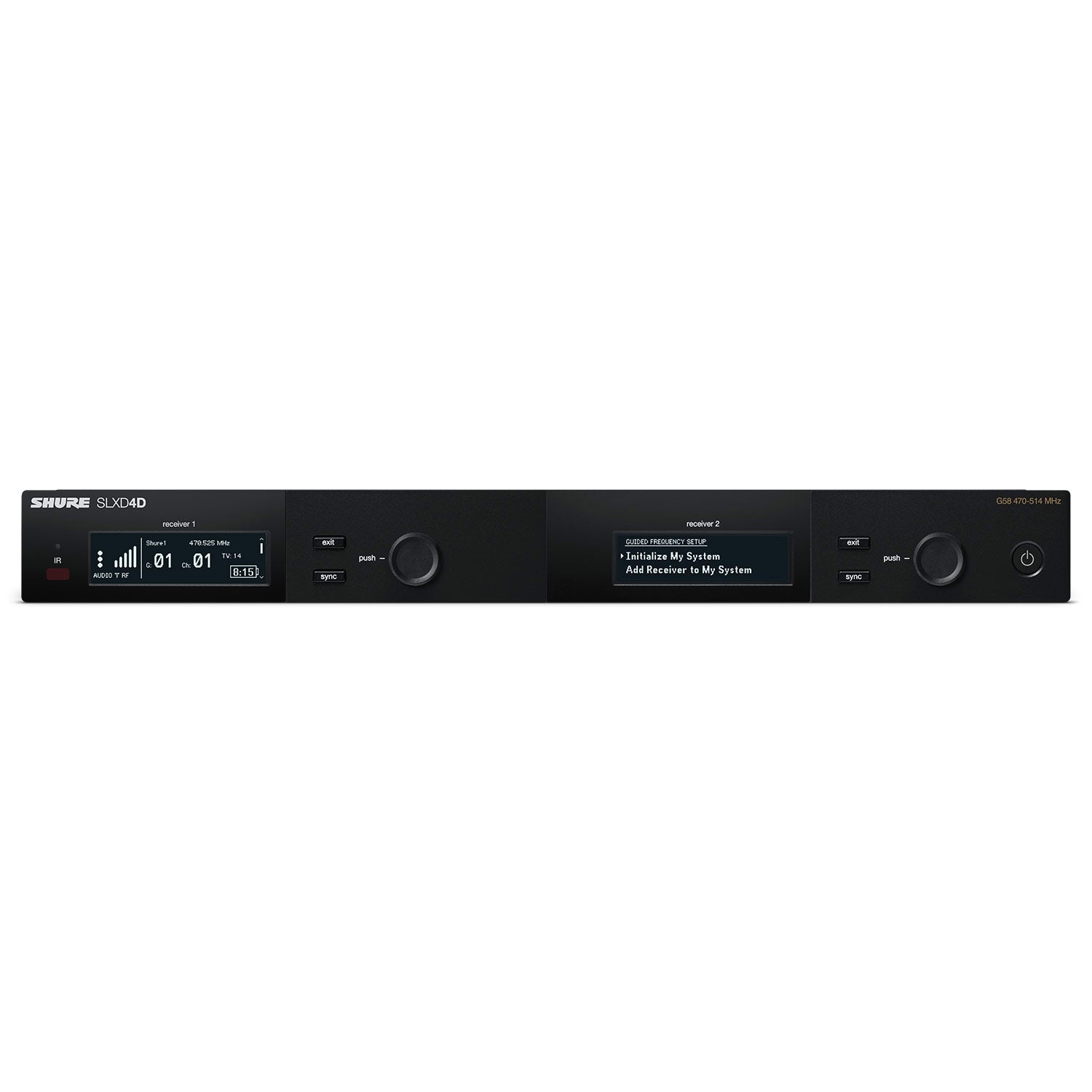 Shure SLXD24D/SM58 Handheld Wireless System with Dual SM58 (J52 Band / 558-616 MHz)