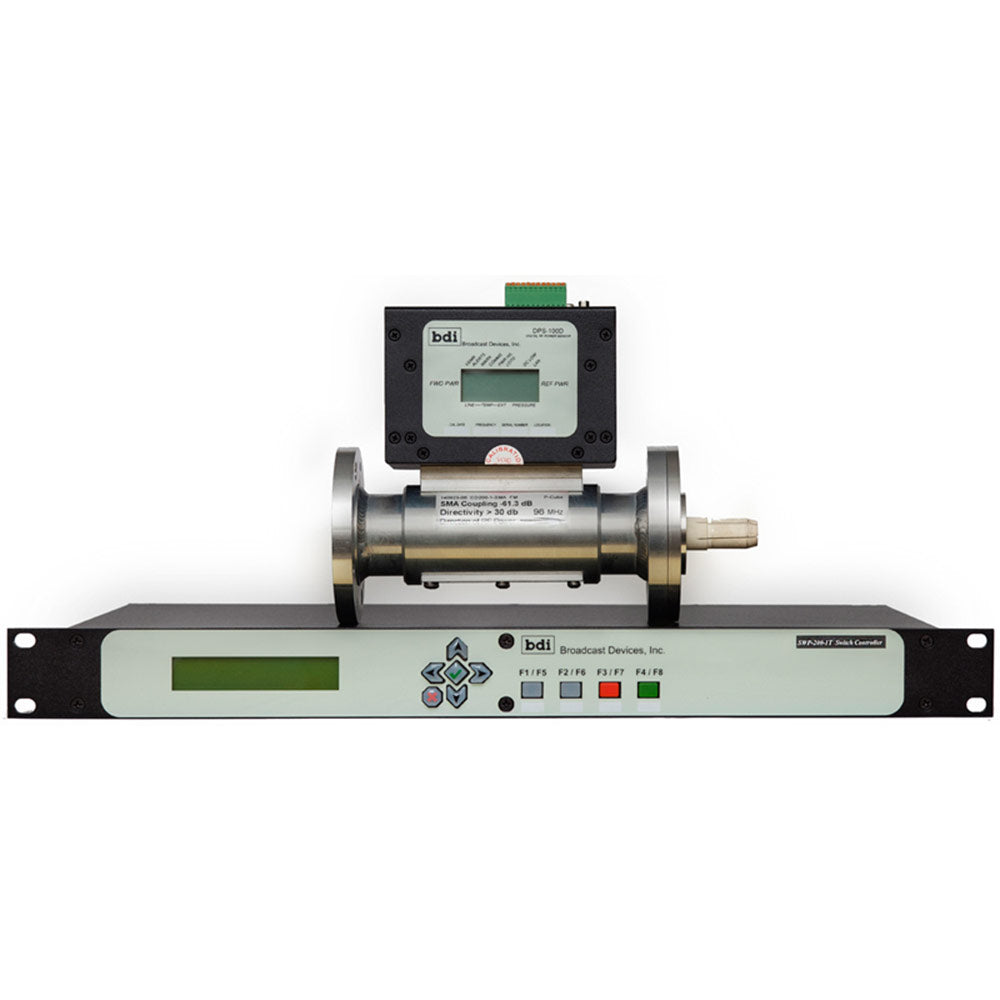 Broadcast Devices SWP-200 Digital RF PWR Meter/Switch Controller w/2-4 Port Switch 2 6-1/8 Couplers