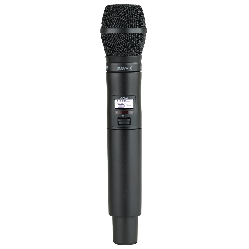 Shure ULXD2/SM87 Wireless Handheld Transmitter (V50 Band - 174-216 MHz)