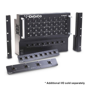 DiGiCo X-D-RACK-2 - D-Rack 32x8 Digital Mixer Stage Box (2 PSU / Cat6 MADI)