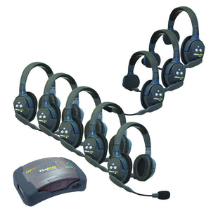 Eartec HUB835 - 8-Person Intercom System (3 Single UltraLITE / 5 Double UltraLITE / HUB Module)