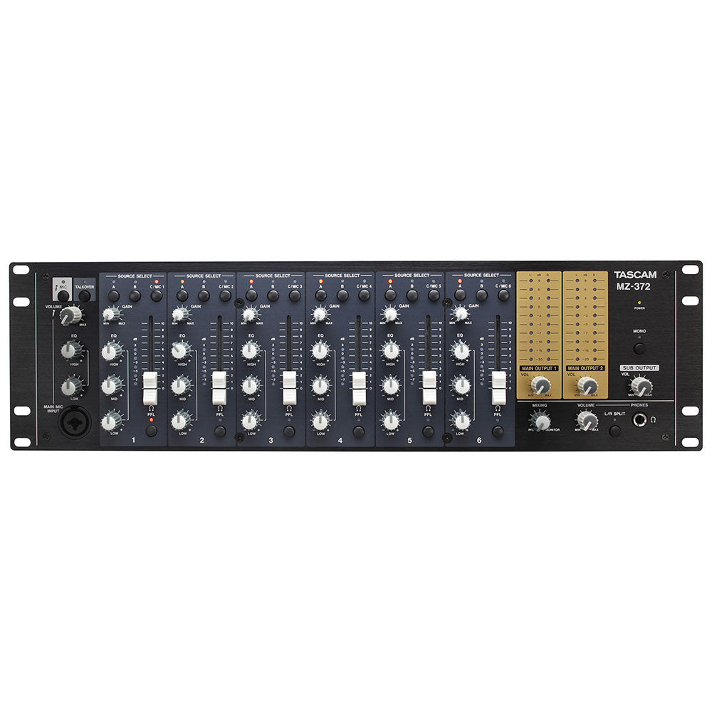 Tascam MZ-372 Industrial-Grade Zone Mixer